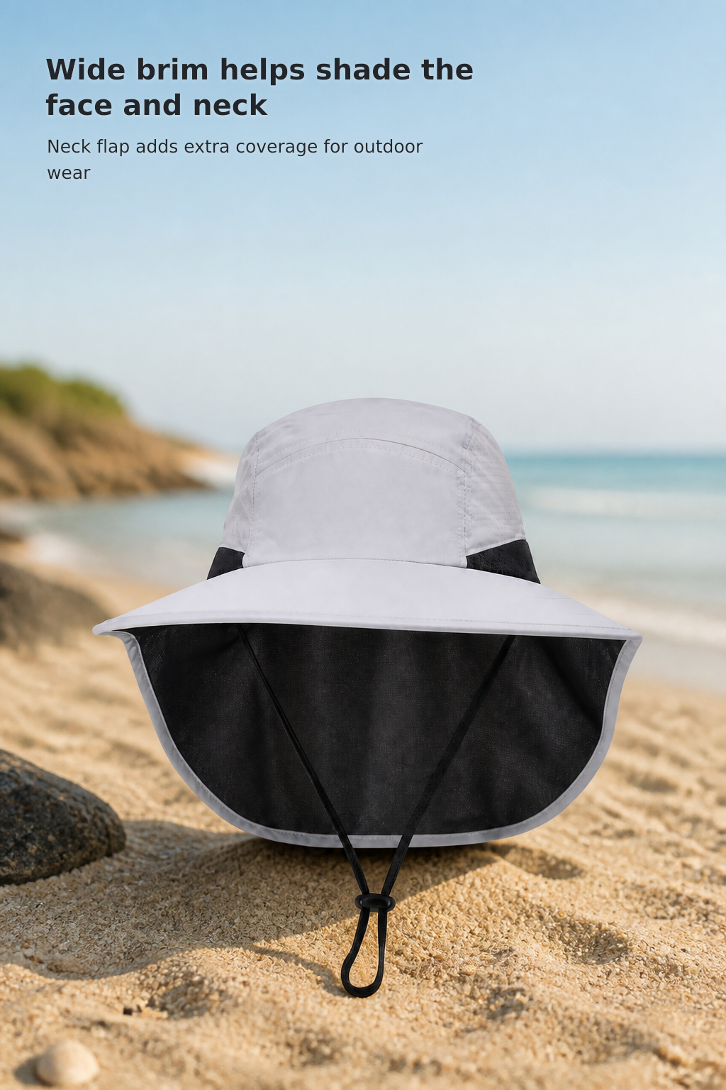 Kids’ UPF 50+ Sun Hat with Neck Flap